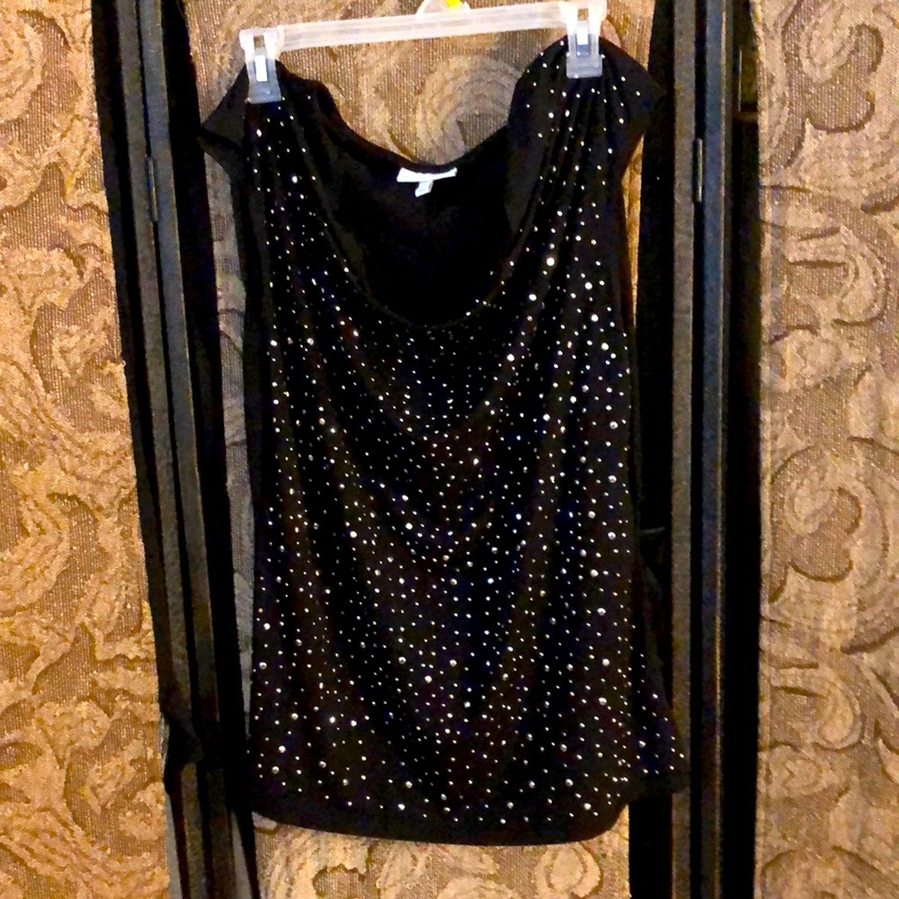 Fashion bug cowl sleeveless shirt